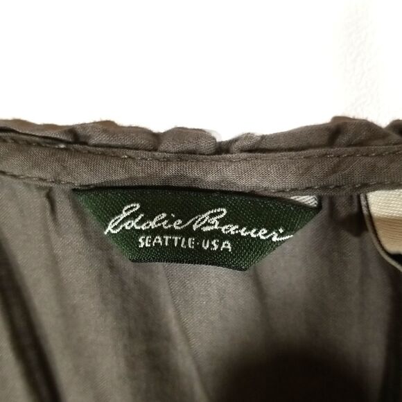 Eddie Bauer Blouse Women's Size XS Embroidered Long Sleeve 1/2 Button Up Office - Picture 3 of 10